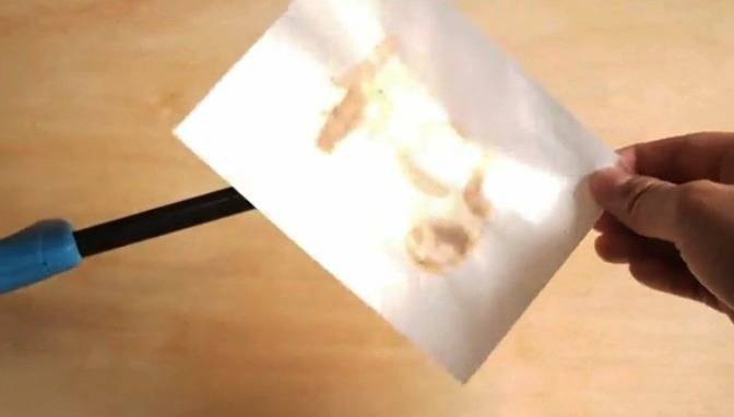 آموزش ساخت جوهر نامرئی