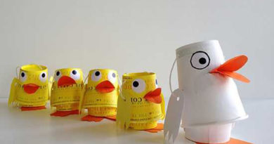 کاردستی با لیوان یکبار مصرف کاغذی