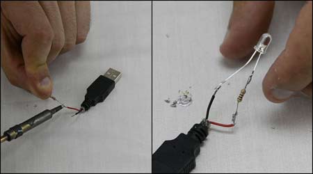 لامپ یو اس بی