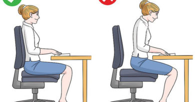 نحوه صحیح نشستن