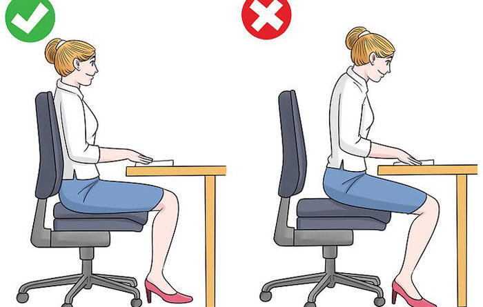 نحوه صحیح نشستن