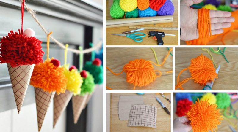 آویز بستنی قیفی