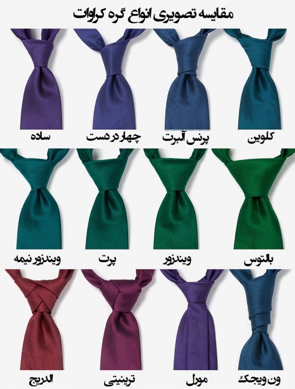 آموزش گره کراوات