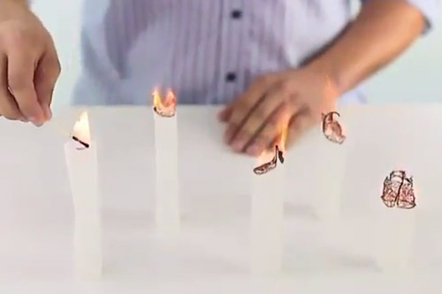 آزمایش ساده موشکی