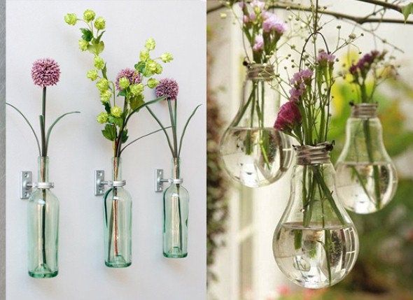 آموزش ساخت گلدان بسیار زیبا با لامپ