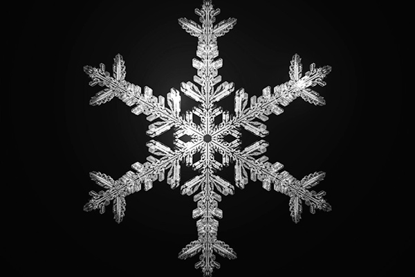 طرز تهیه یک دانه برف