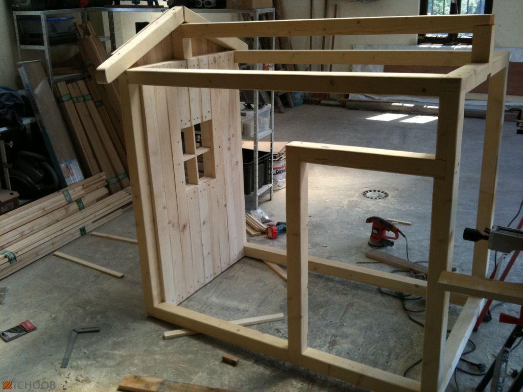 آموزش تصویری ساخت خانه چوبی برای کودکان