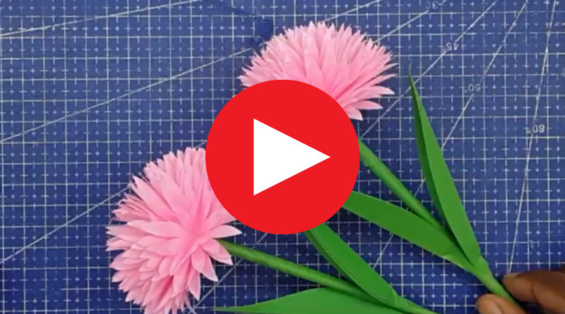 آموزش گل کاغذی