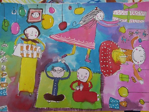 مسابقۀ نقاشی با موضوع حقوق کودک