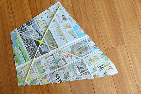 آموزش تصویری ساخت بادبادک