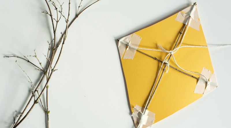 آموزش تصویری ساخت بادبادک