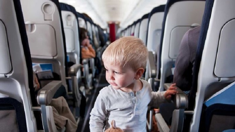 ترس کودکان از هواپیما