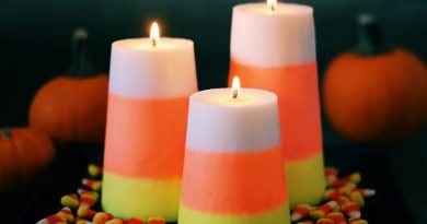چگونه با وسایل داخل خانه شمع بسازیم