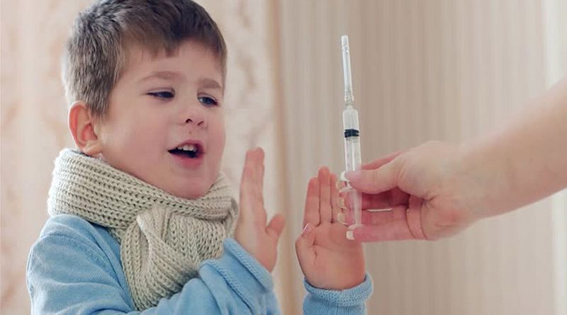 ترس کودکان از آمپول و واکسن