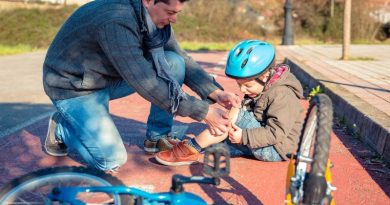 زمین خوردن کودکان