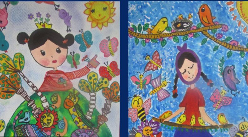 درخشش ۲ کودک گیلانی در جشنواره ملی نقاشی «صلح و دوستی»