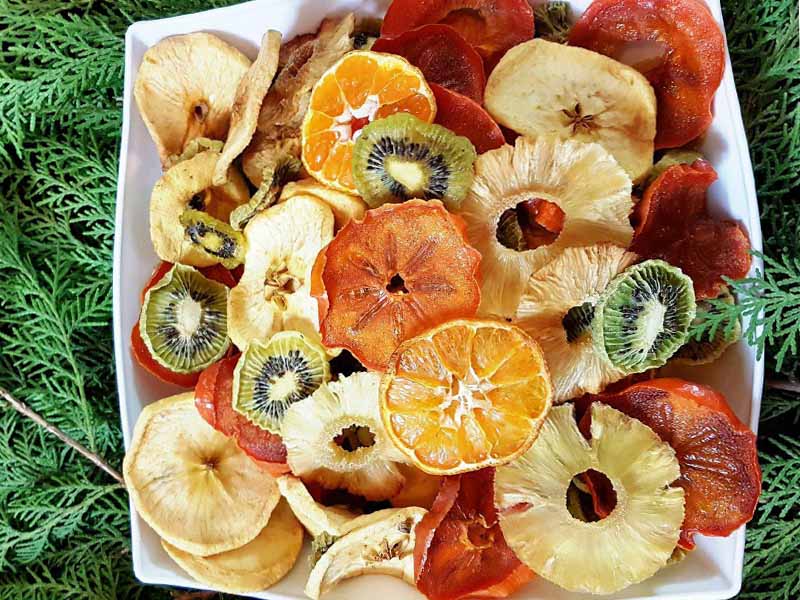 روشهای خشک کردن پرتقال، سیب و موز