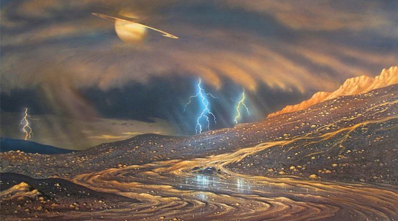 حیات در قمر زحل