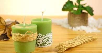 تزیین خانه با شمع